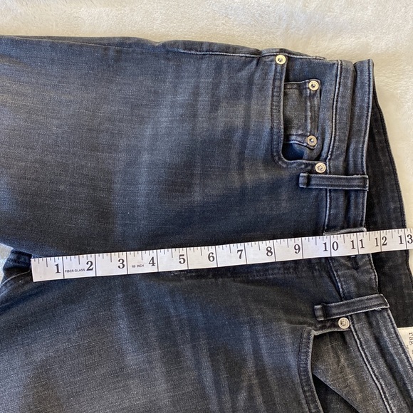 rag & bone Nina High-rise Ankle Cigarette Repair Jeans In Repair Bakton size 29 - Picture 12 of 13